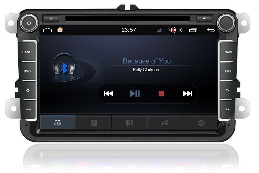 VW Skoda Seat radio upgrade aftermarket android Head Unit Navigation Car Stereo 